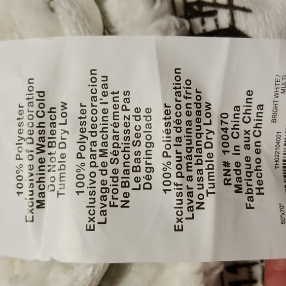 Decorative "Thro" Blanket - Picture 2 of 4